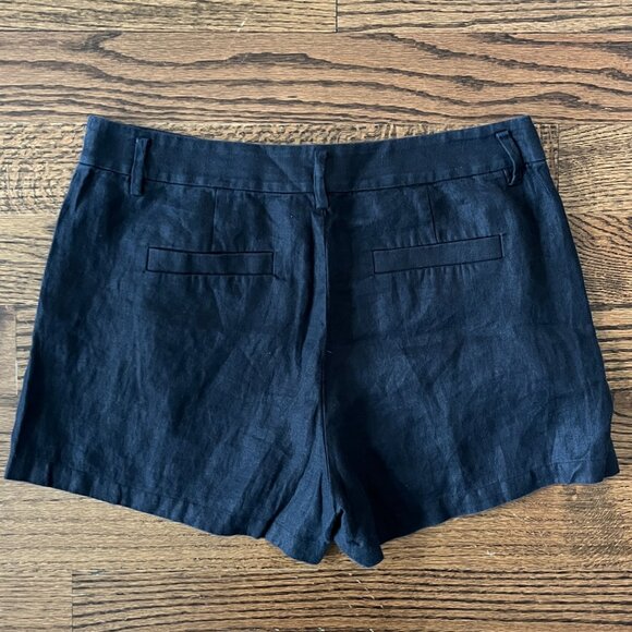 Madewell Tailored Linen Shorts - Size 12 - Picture 2 of 5